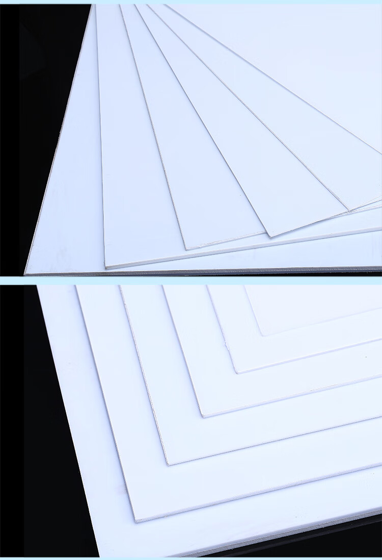 定制abs板材改造板塑料板广告板白色abs模型硬板 白250*250*1mm【图片