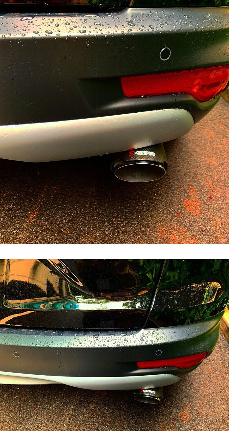 碳纤维天蝎尾喉适用0219款本田crv改装专用装饰配件排气管套混动1217