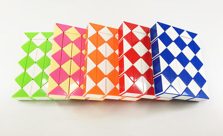 宓蝶【48段魔尺】新乐新百变魔尺儿童玩具 48段魔尺-蓝白色【图片