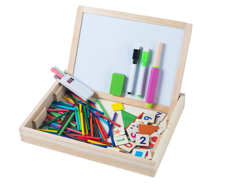 物也奇语 学具盒一二年级小学生数学算数棒小木棒计数器幼儿园儿童