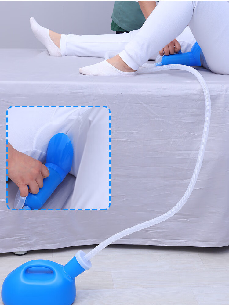 卧床接便尿壶老人女款夜壶小便接尿成人家用失禁术后卧床尿盆加厚