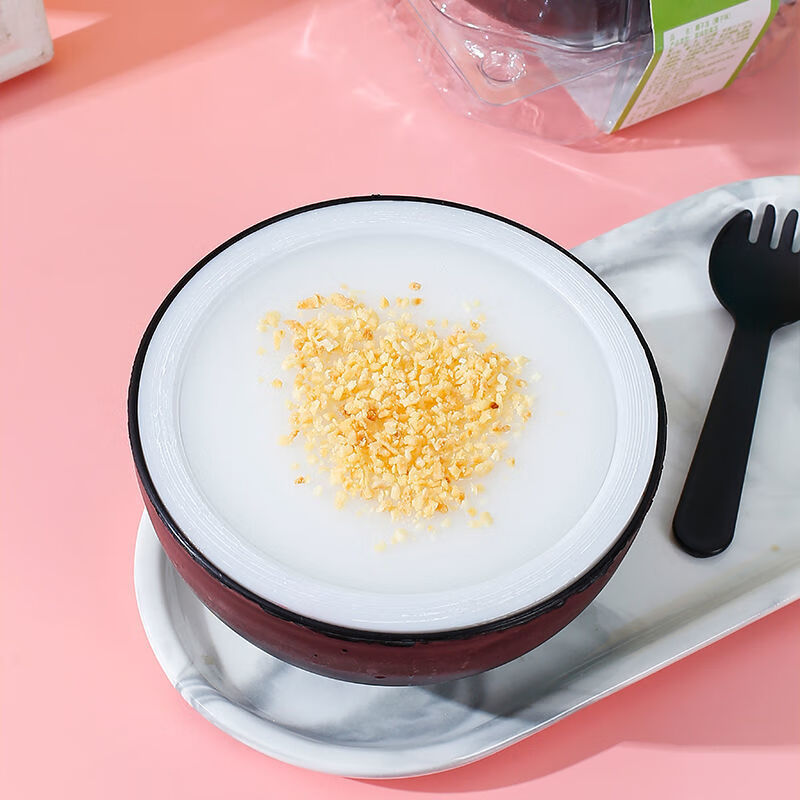 熊猫搭档 椰子冻大碗装305g网红海南椰子味果味果冻即食甜品布丁椰奶