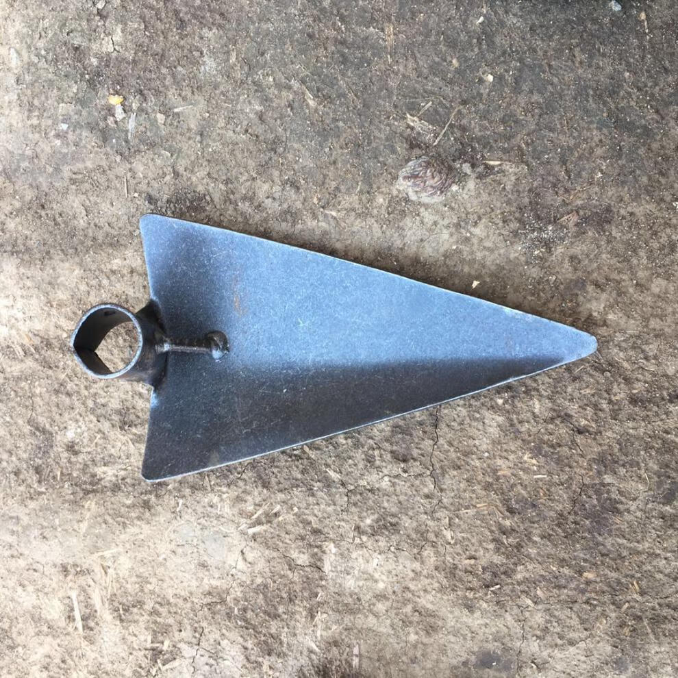 河南拉锄锰钢三角锄松土耙子沙扒松土犁老农具矿山锄头老式犁头 三角