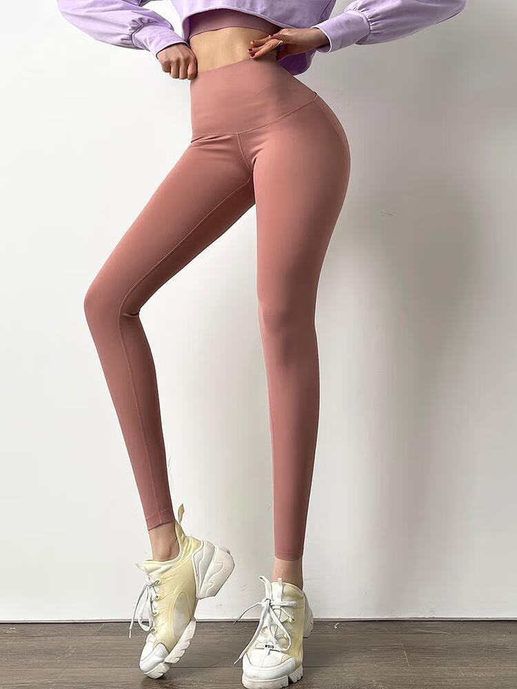 sky空宥子 mitaogirl网红高腰芭比裤女紧身显瘦提臀健身裤高腰蜜桃