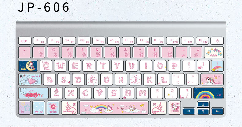 hrhpym键帽贴imac苹果g6 a1843 a1644二代magic妙控键盘贴纸一体机a