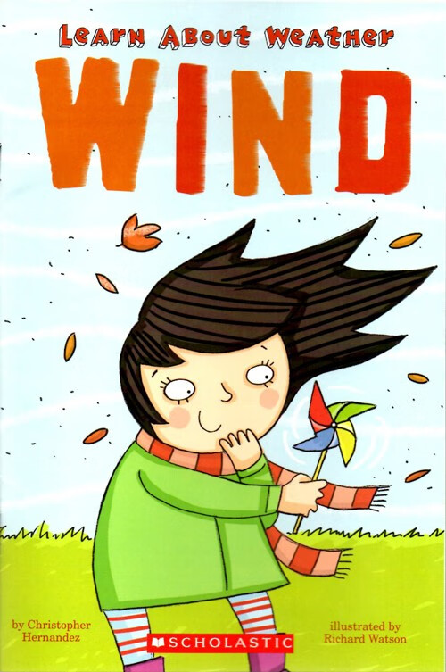 《英文原版 learn about weather:wind snow rain sun 4册合售 儿童