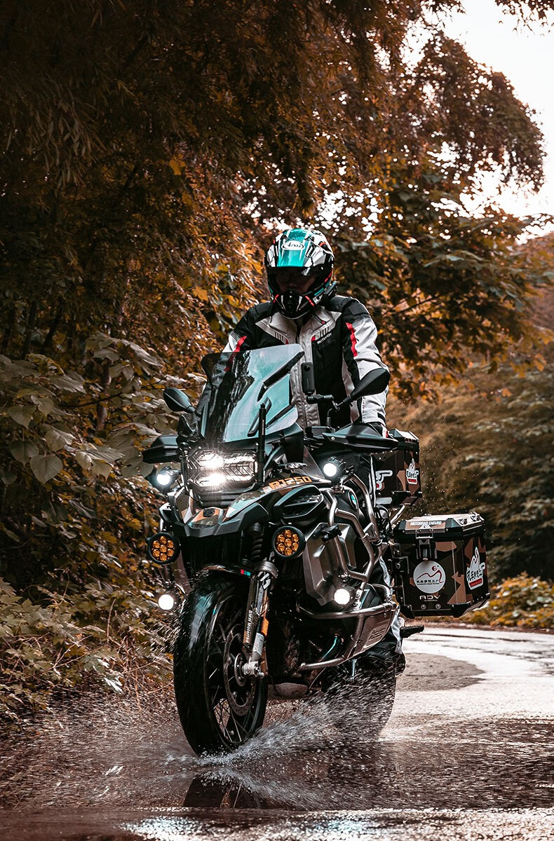 motoboy摩托车骑行服套装冬季机车服赛车服夹克裤子套装保暖防风防摔