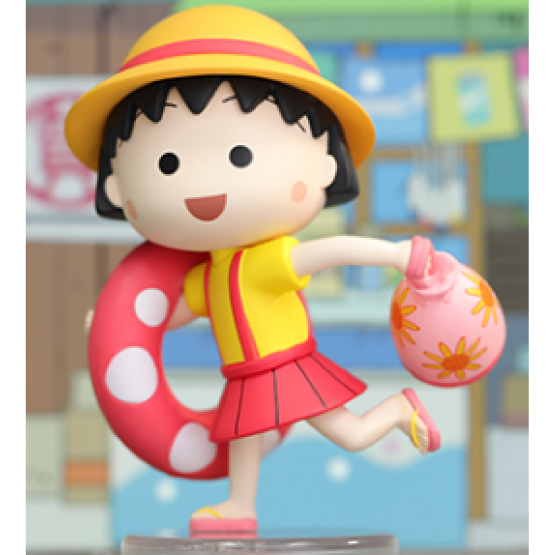 万代六一儿童节礼物日本樱桃小丸子盲盒日常系列和服职业动物小车女