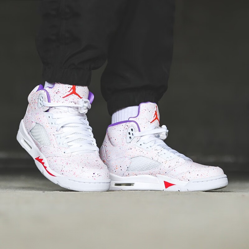 耐克airjordan5女鞋aj5乔5高帮运动篮球鞋440892106440892106情人节