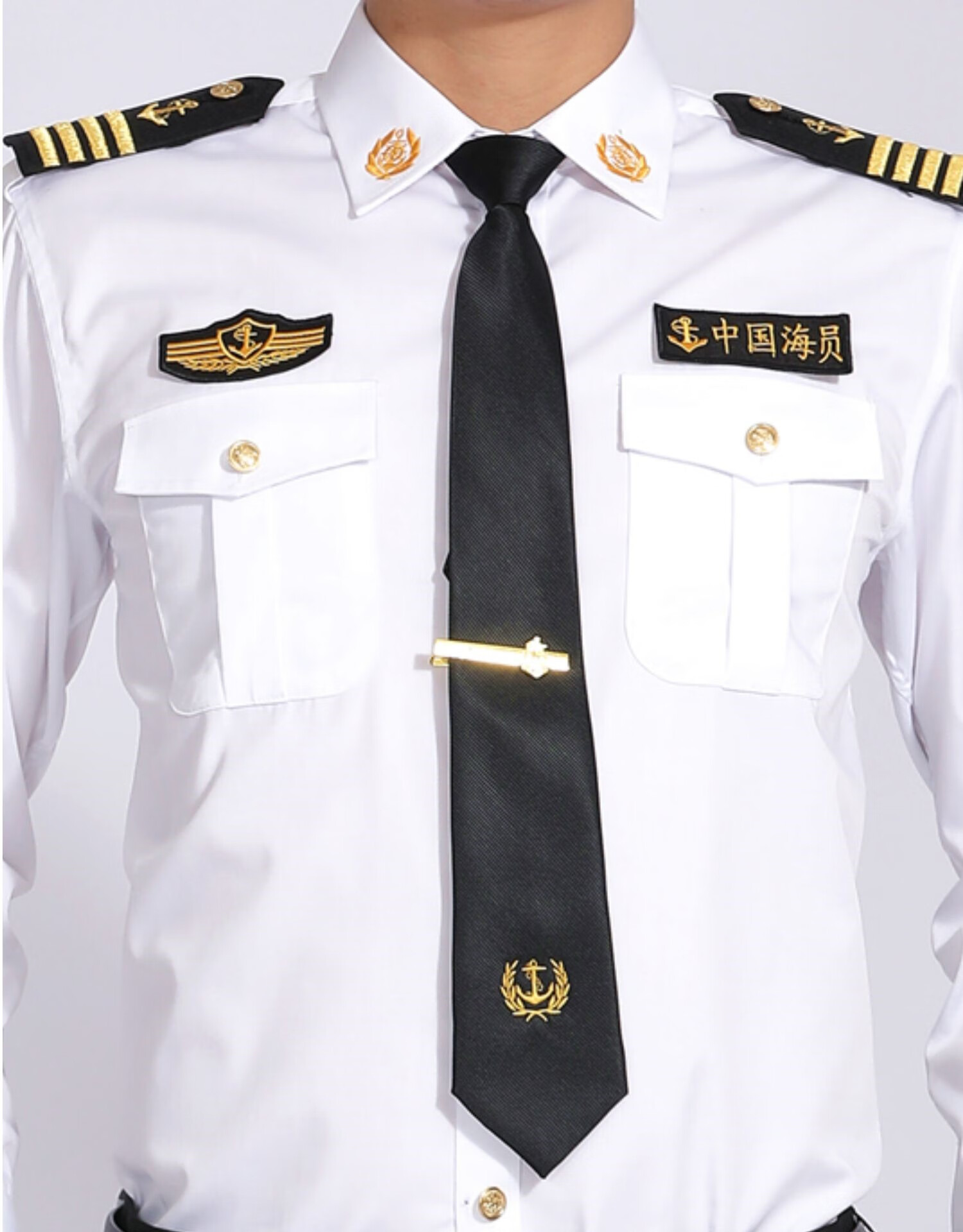 海员船长制服航海服饰邮轮游艇船员套装男工作服个性衬衫表演服装