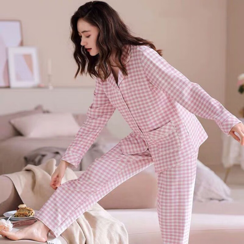 南通东蒂睡衣南通东帝睡衣家居服罗丽·丝纯棉睡衣女卡通长袖长裤家居