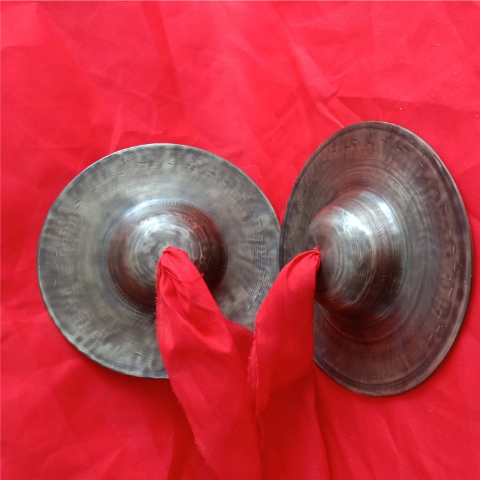 1920公分加重青铜京镲纯手工铰子民间锣鼓队腰镲大京铰小头钹19cm