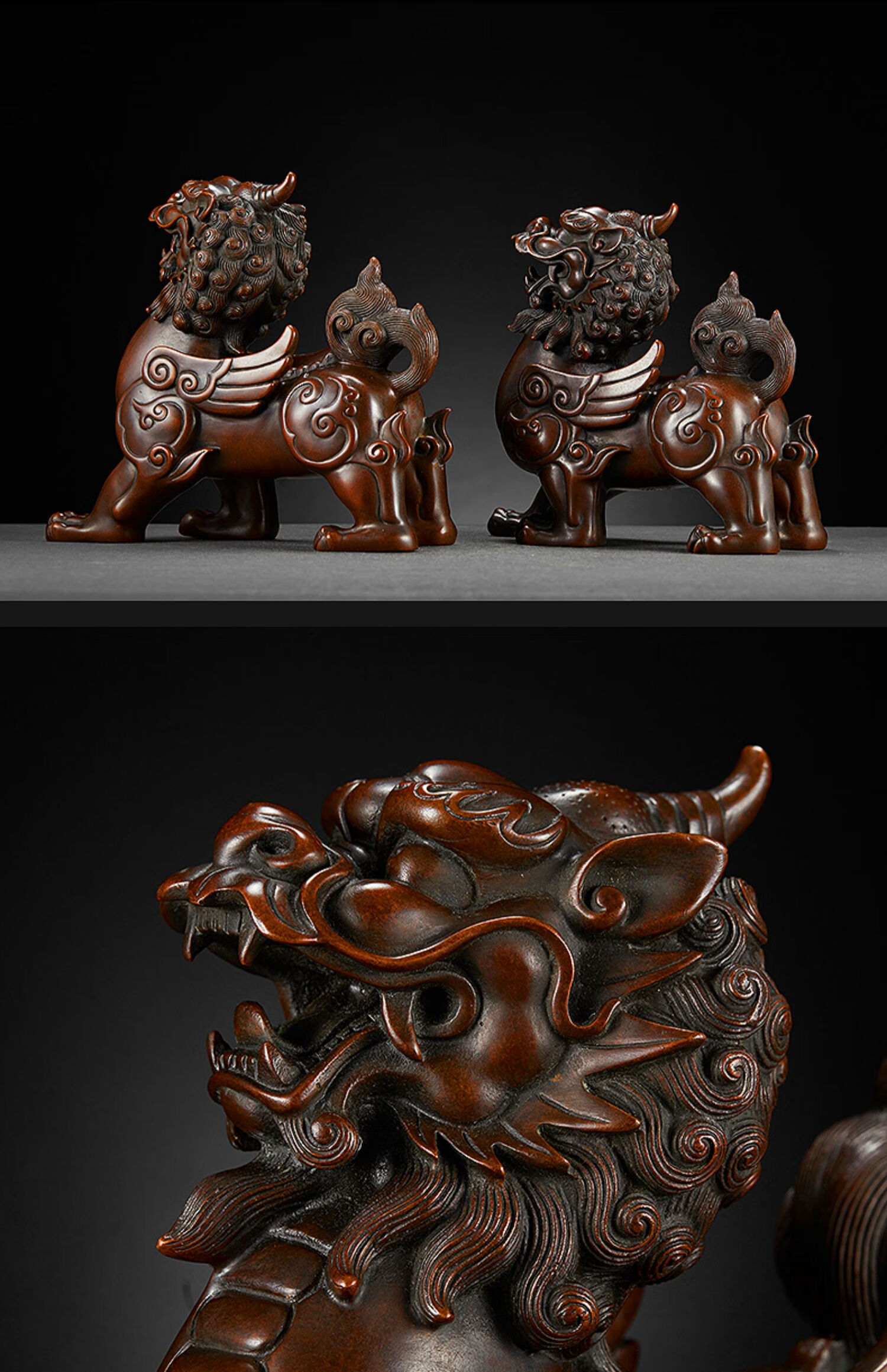 徐红军作品 紫铜摆件《天禄》全铜摆件 家居饰品 工艺品新年元旦节过