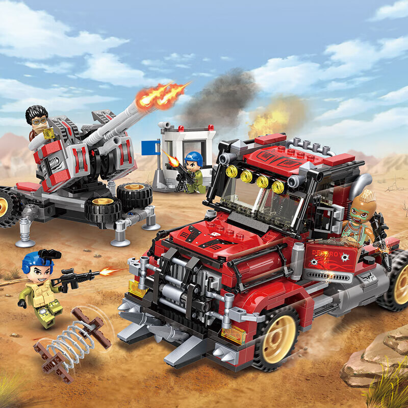 启蒙乐高积木男孩军事航母模型大型军舰儿童拼装玩具船拼图航空母舰6