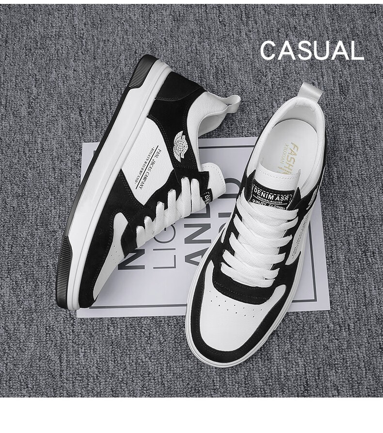 鳄鱼恤crocodile品牌男鞋春季新品时尚百搭休闲鞋靴男轻便透气低帮