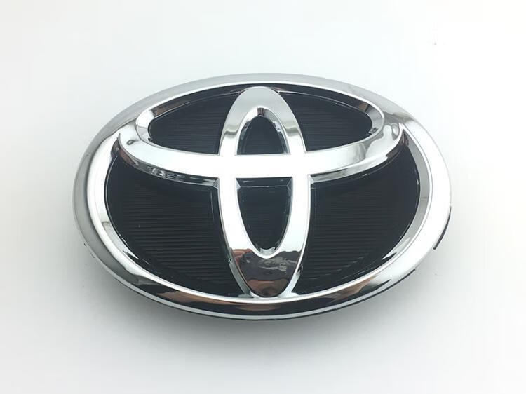 适用于丰田1417年新款威驰车标志带底座牛头中网标前车标后尾箱贴标牌