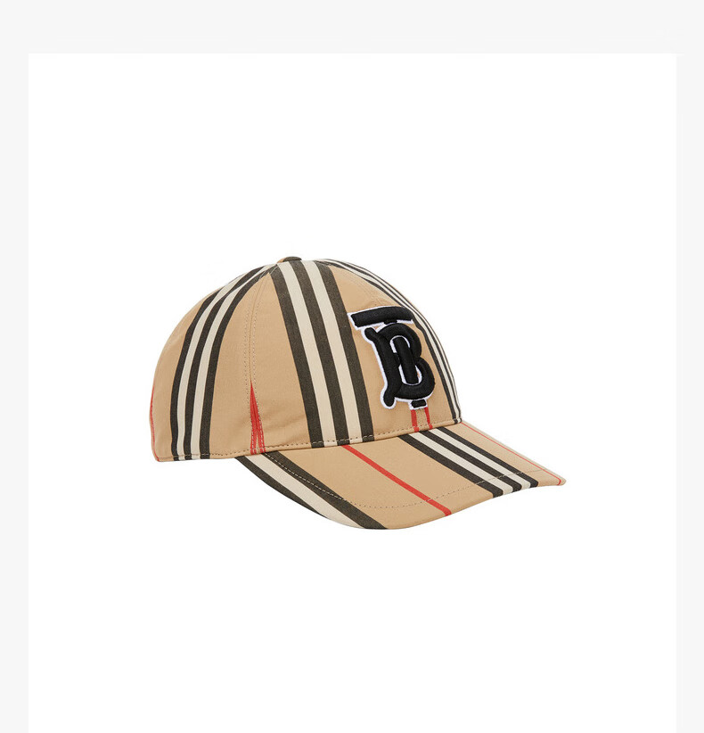 【全新】burberry 巴宝莉 tb专属标识棒球帽帽子 典藏米色 8026924