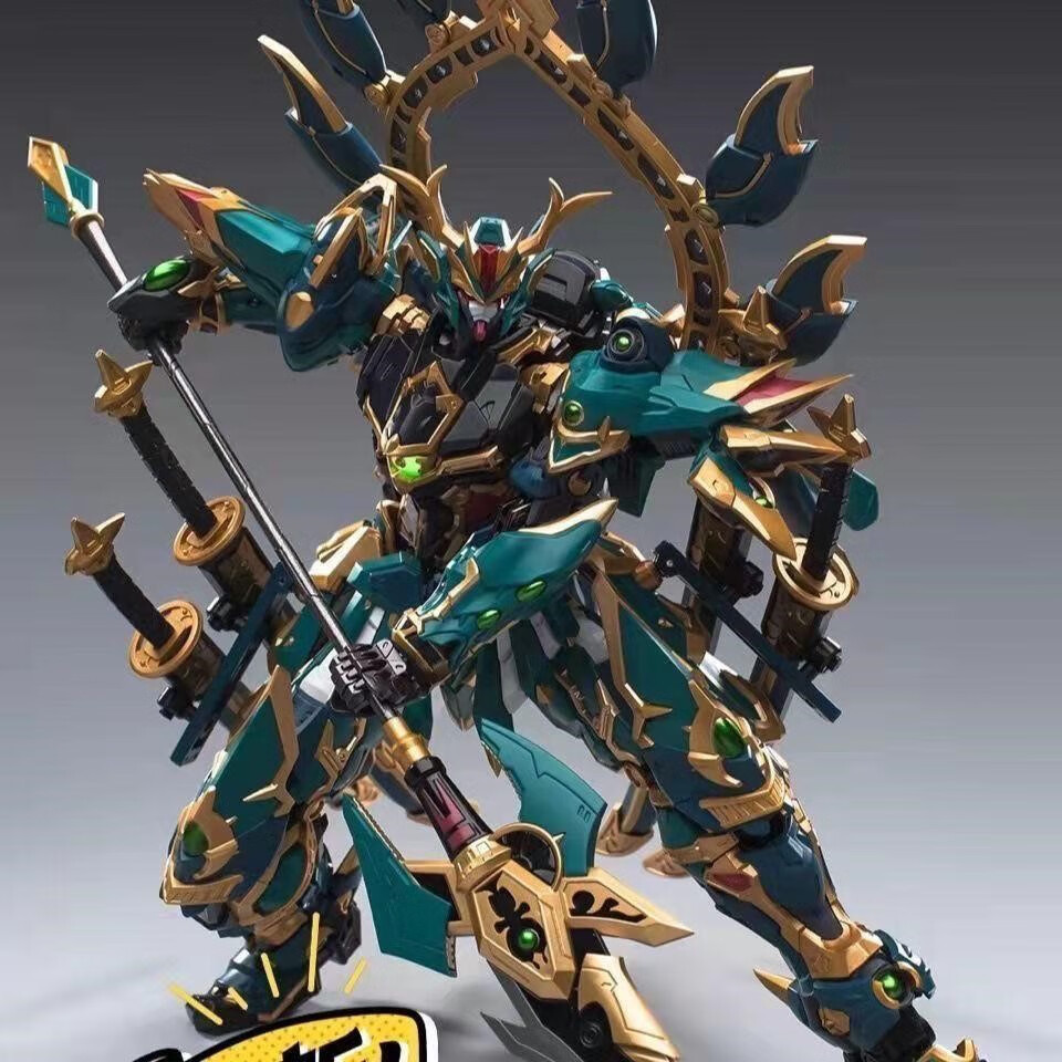 万代【bandai】高达魔动核吕布敖丙白起干将曹仁mg/hg帅气拼装模型