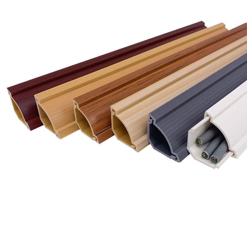 明线墙角线槽三角线槽明装pvc装饰直角线槽阴角线槽 电线神器 白色 一