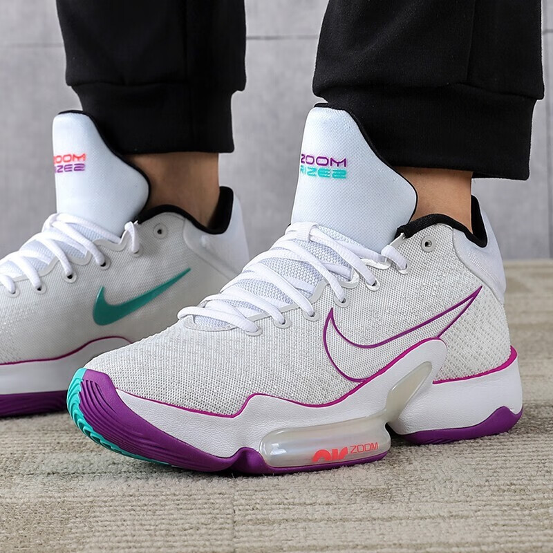 nike耐克zoom rize 2 ep 黑绿气垫男子运动实战篮球鞋ct1498-001 ct