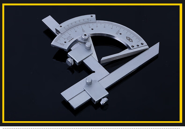 宿工上量申工申菱游标角度尺量角器角度仪测量工具上量万能角度尺0360