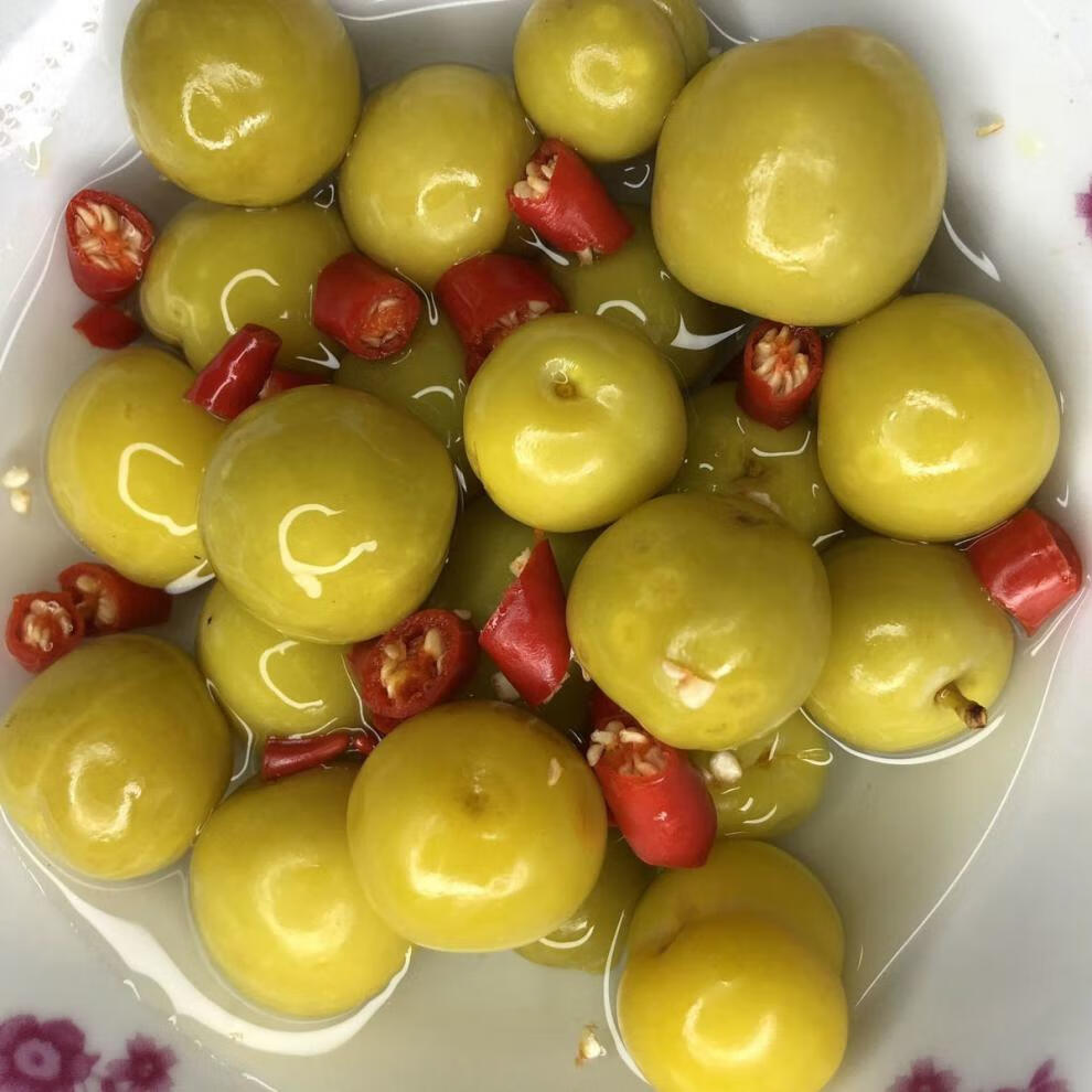 广西腌制李子三月李酸甜脆爽口即食珍珠泡酸三华李水果农家李子500克