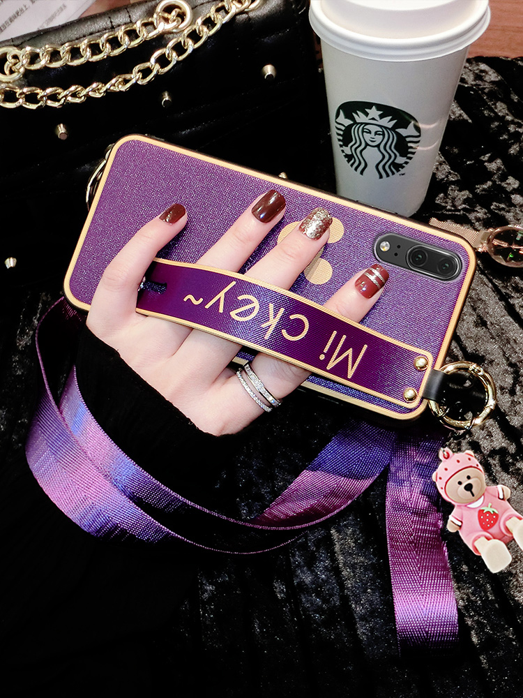 适用于华为p20手机壳女款潮高档p20pro硅胶网红por可爱少女款个性创意