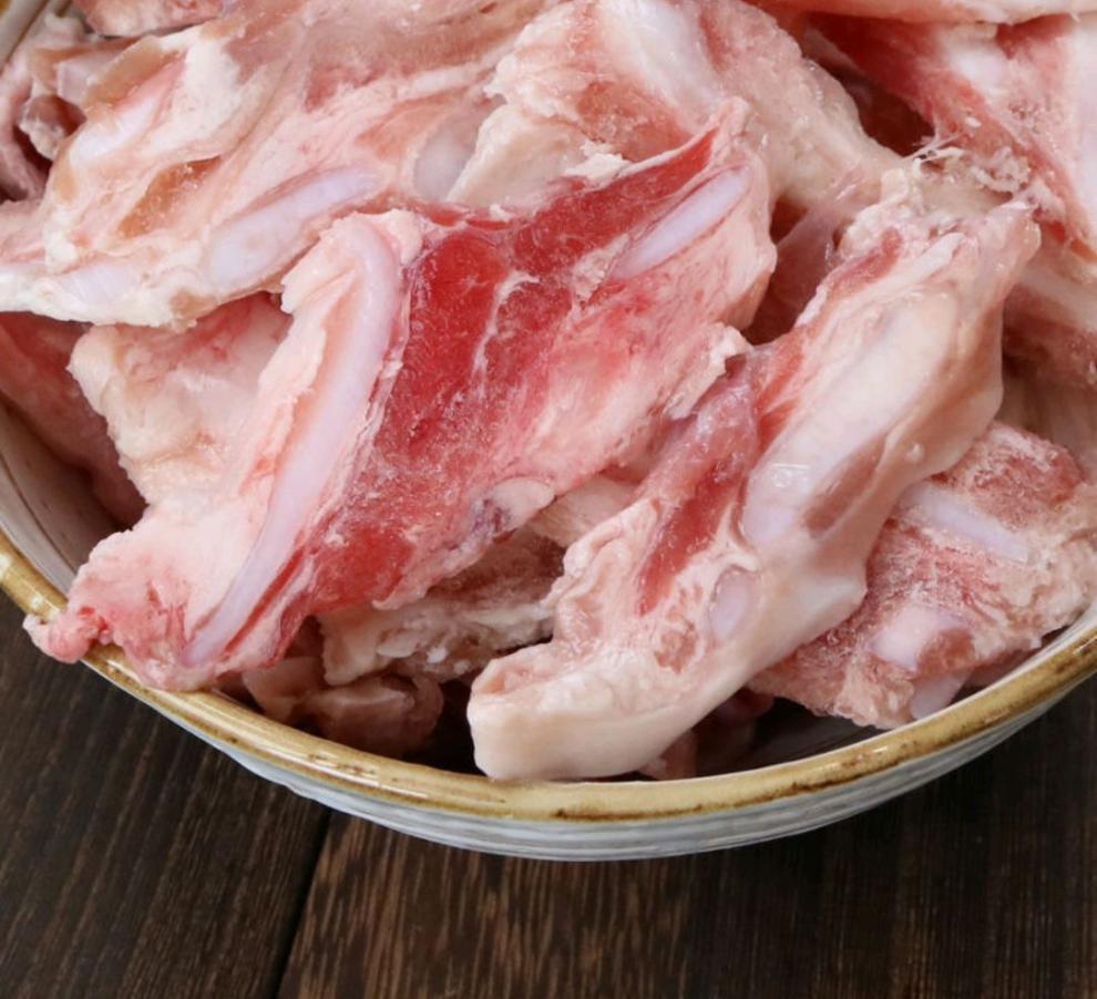 猪脆骨肉新鲜猪软骨肉涮肉烧烤火锅食材现杀猪脆骨丝脆骨头三斤猪脆骨