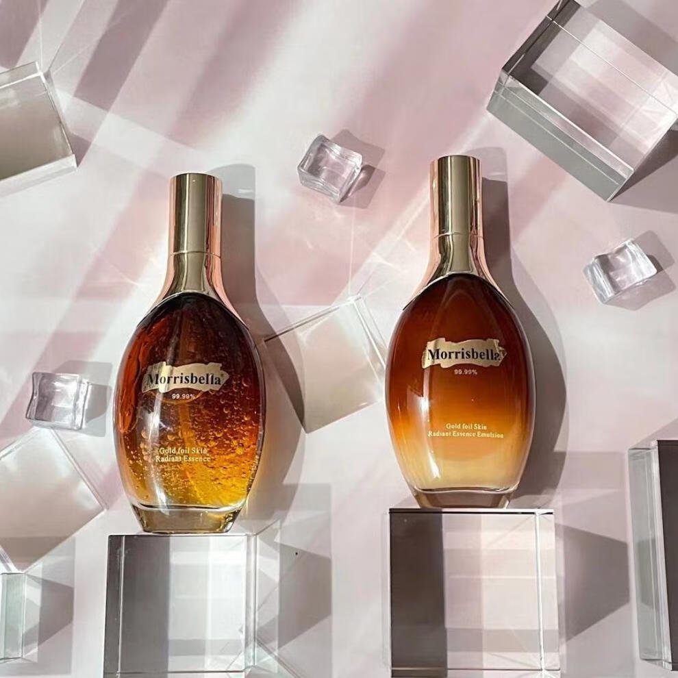 精选慕诗贝拉鎏金焕颜精华水乳套装120ml120ml植贝慕诗贝拉鎏金焕颜