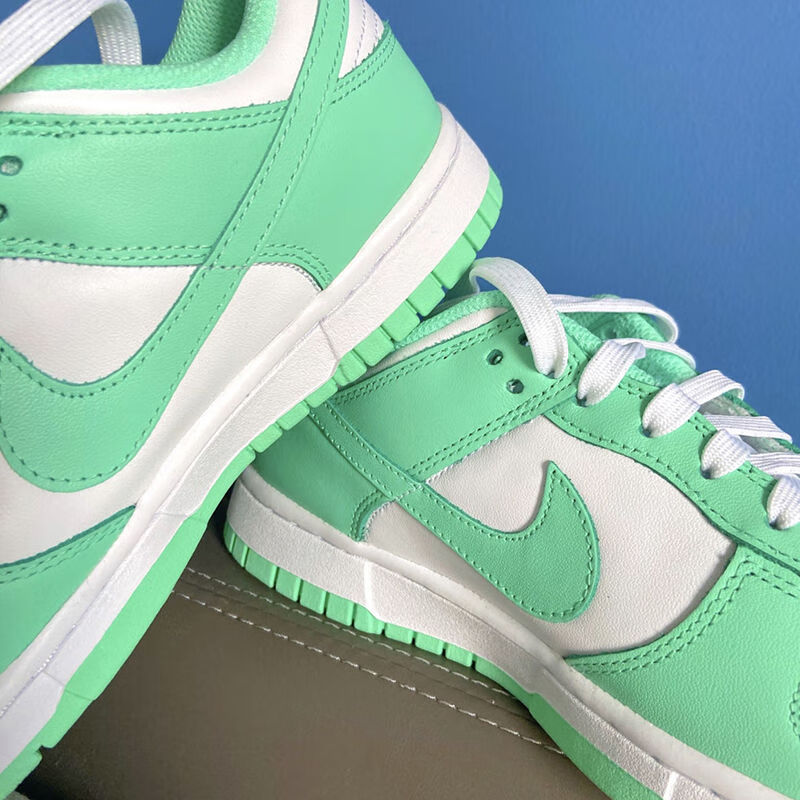 low绿板鞋男女情侣休闲鞋夏季浅色穿搭潮流莆田aj sbdunk绿 39【图片