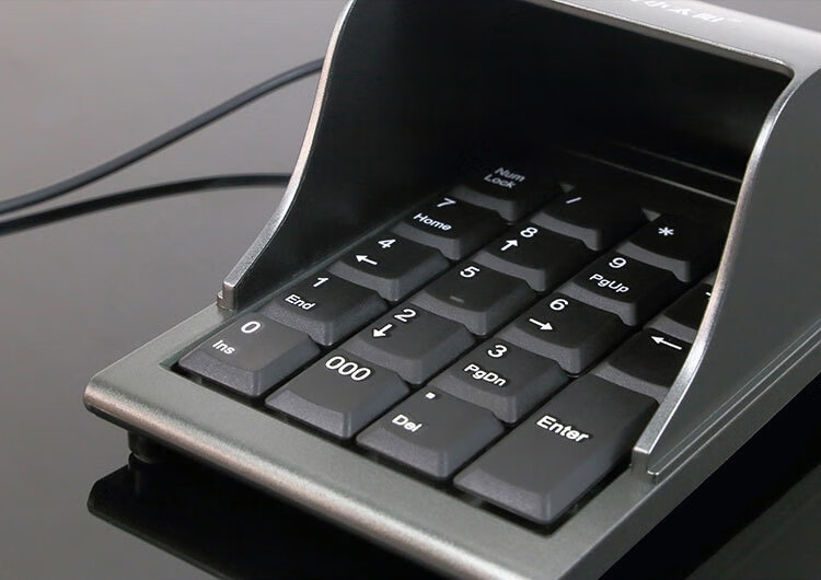 小袋鼠ds-9018ps2 会计财务证券银行超市 usb有线 18键数字小键盘 dx