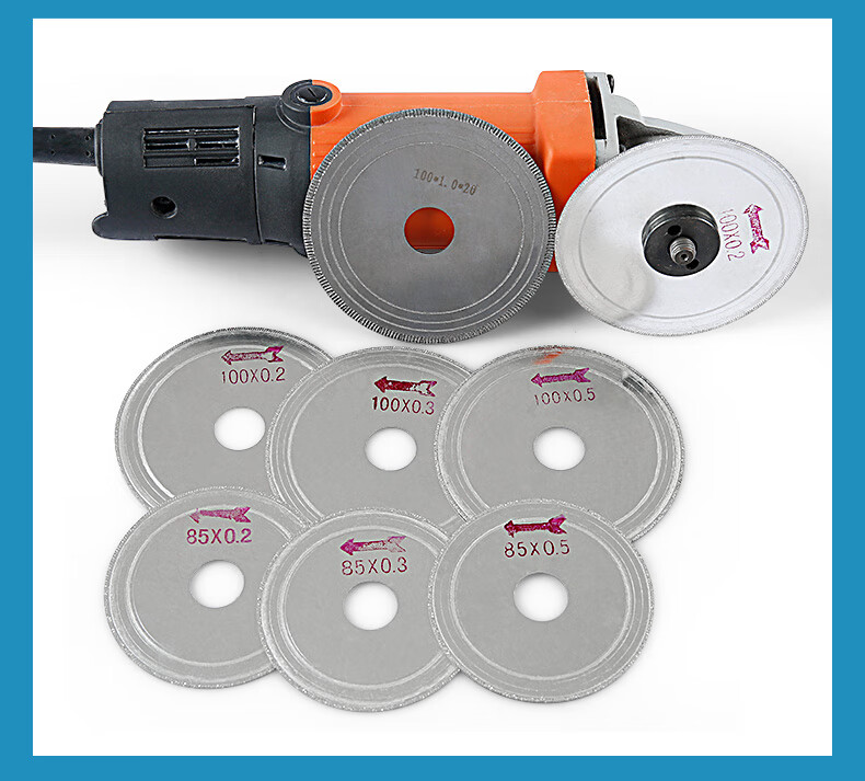 zixi美缝清缝锯片石材瓷砖开缝切割片清理水泥角磨机薄款斜牙切缝工具