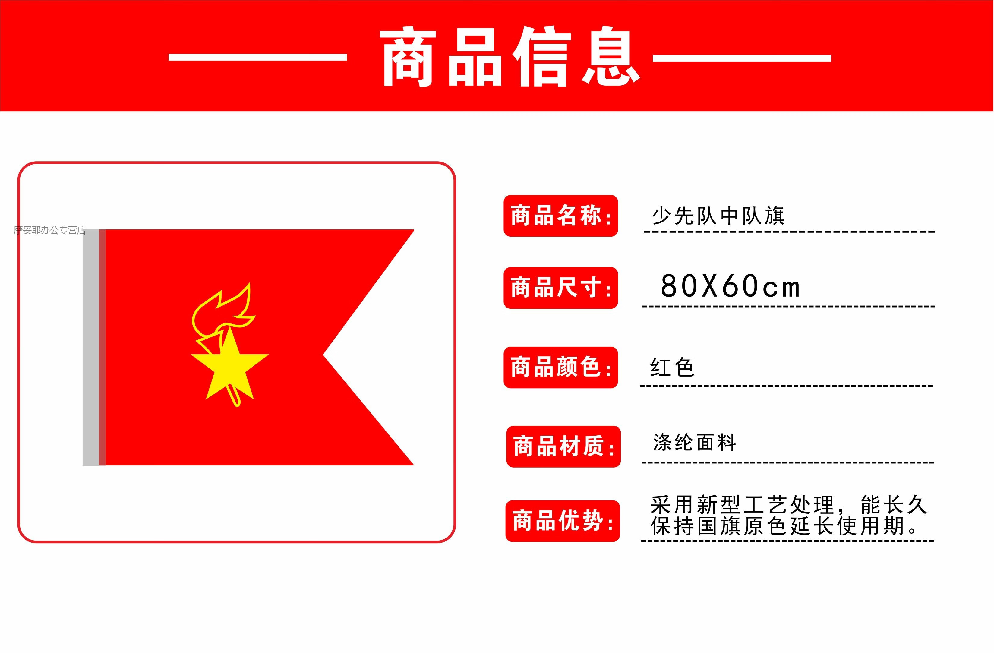 朝奕 办公少先队中队旗手持中国少年先锋队队旗中队旗手拿小学生少先
