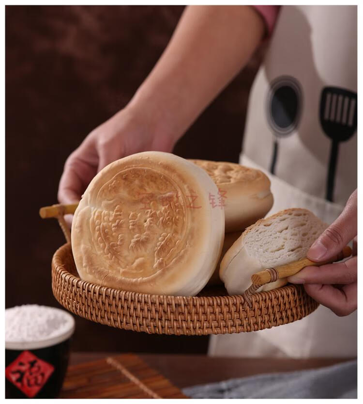 山东火烧饼手工杠子头硬面火烧馍马蹄1500g