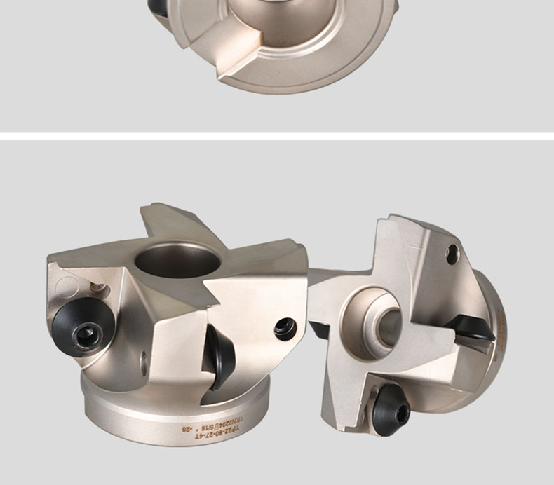 xjl盘刀bt40tp直角面铣刀盘组合套装90度平面刀盘点压式三角刀片单个