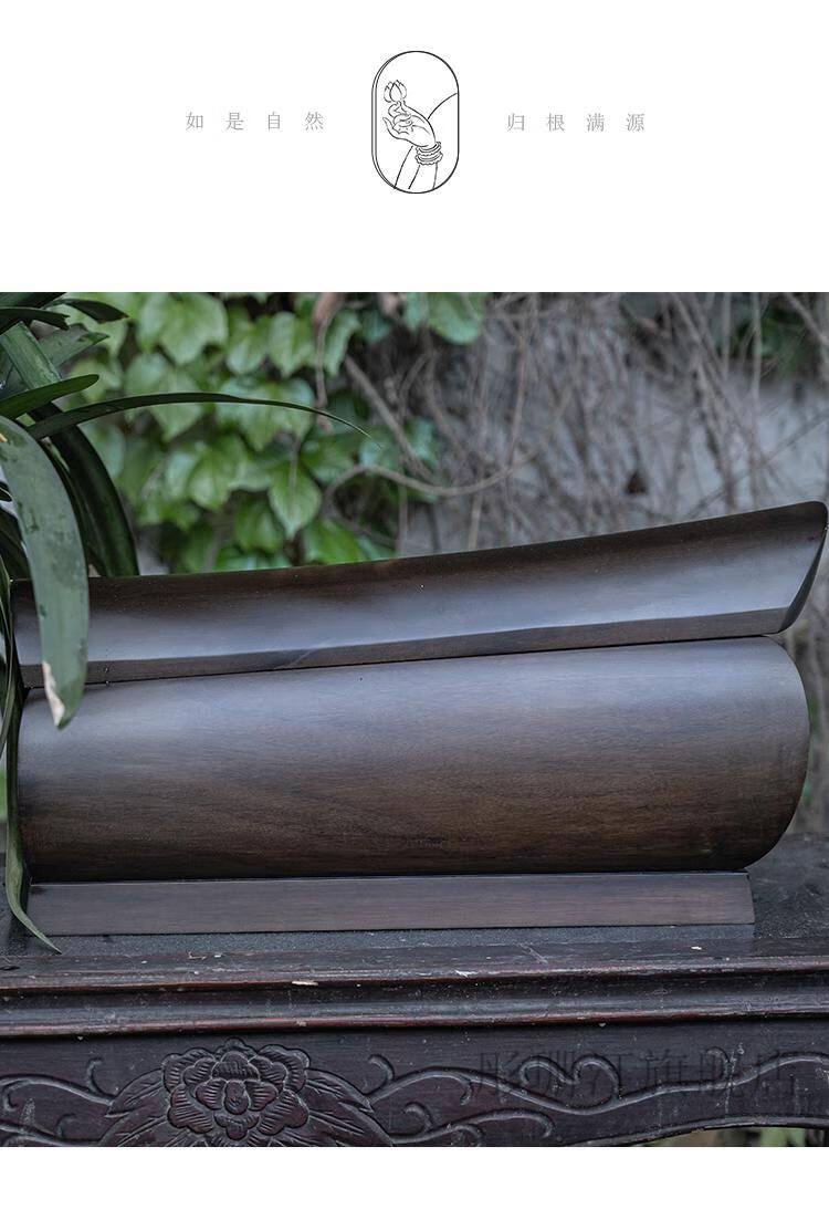 棺材土葬实木棺材 笑孝 老式棺材紫檀木迁坟土棺金丝楠木骨灰盒全实木