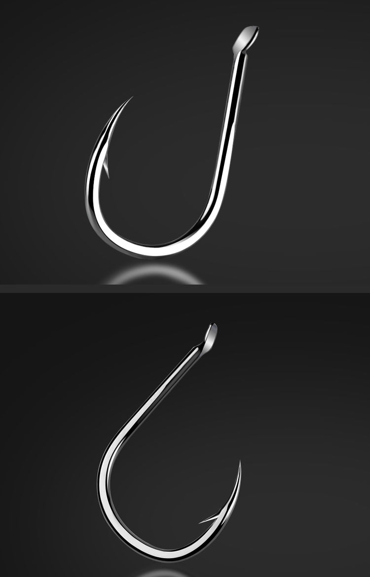 u散装平打伊势尼鱼钩有倒刺进口高碳爆炸鱼勾渔具音然平打伊势尼50枚