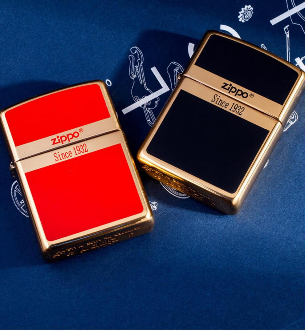 zippo芝宝打火机正版珐琅男士盔甲商标起源商务送礼防风原装情人节