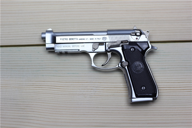 伯莱塔92f仿真模型1205伯莱塔m92f金属仿真模型可抛壳儿童玩具手抢不