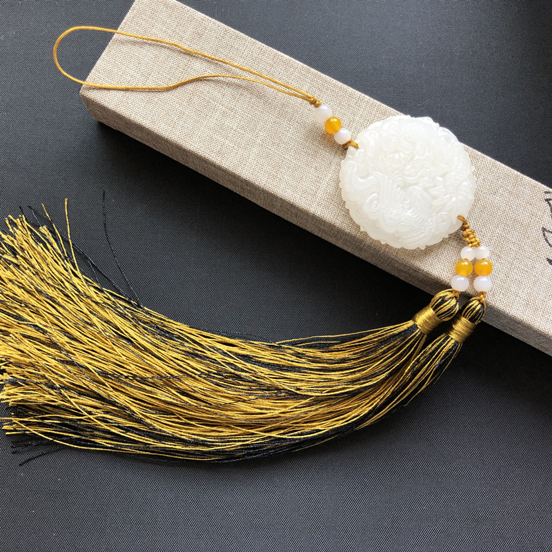 fandizi古风汉服龙凤玉佩流苏挂件腰佩古装禁步中式旗袍压襟情侣定情