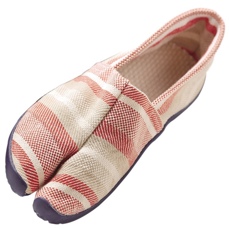 日本制tabirela分趾鞋跑步鞋步行运动鞋帆布忍者鞋男女同款夜跑鞋足袋