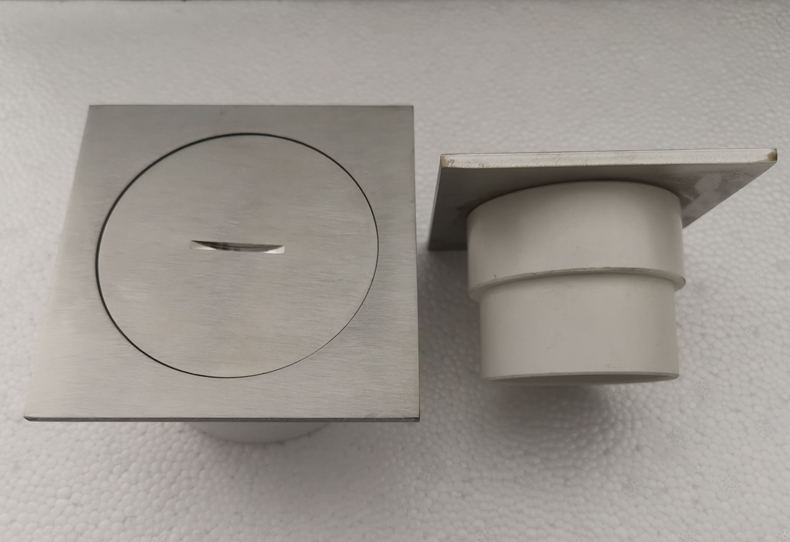 304不锈钢清扫口地面扫除口pvc下水管堵头检修口dn5075110160dn100方