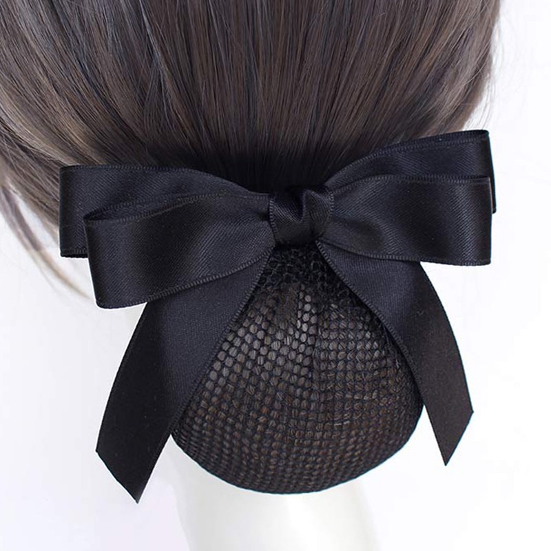 南方姑娘头花职业女士职业头花发夹职员工发网护士网兜