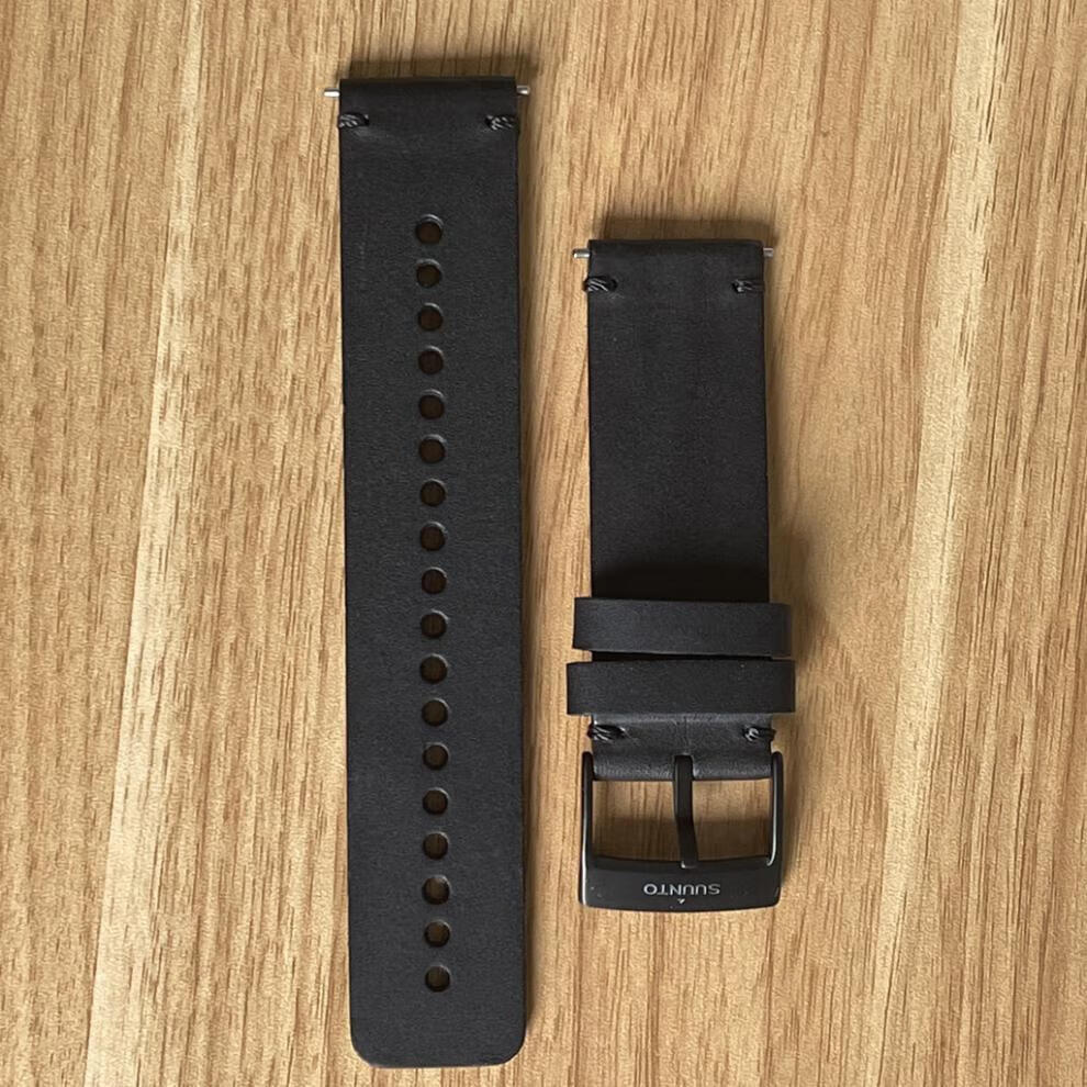 颂拓suunto松拓9斯巴达极速光电户外d5通用24mm原装硅胶表带 极速珊瑚