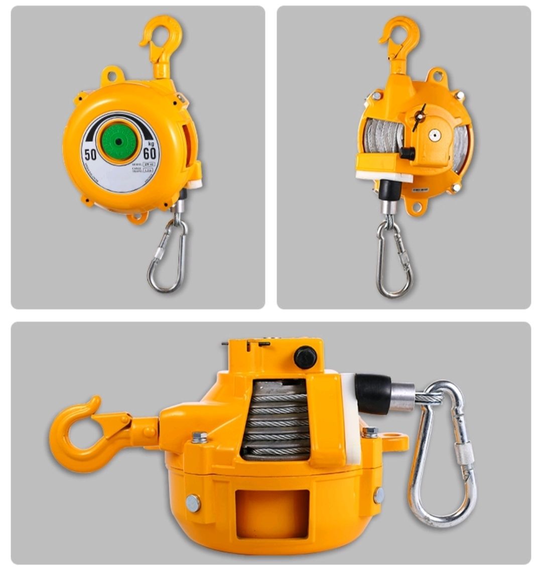 定制适用弹簧平衡器自动自锁拉力吊车吊钩拉力弹簧平衡器伸缩器弹力起