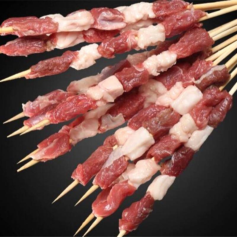 维桑 新鲜羊肉串 山羊肉烤串 20g*60串 羊肉筋串 小金烤肉烧烤食材