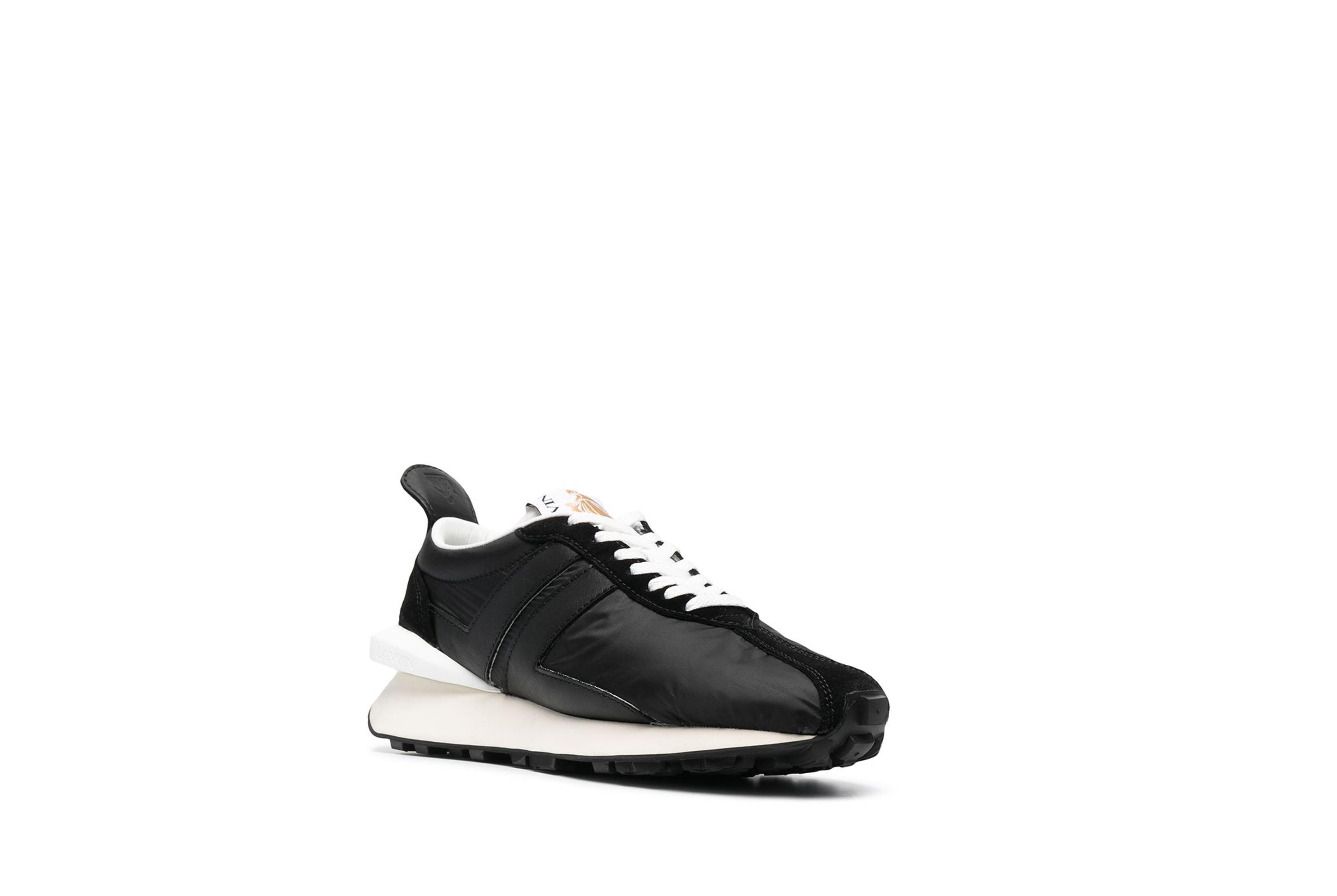 浪凡(lanvin)21春夏男士bumper logo低帮运动鞋 黑色 fr45【图片 价格