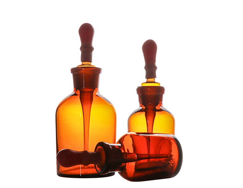 【万阳实验室】华鸥玻璃滴瓶配胶帽棕色指示剂瓶英式滴瓶螺口asone