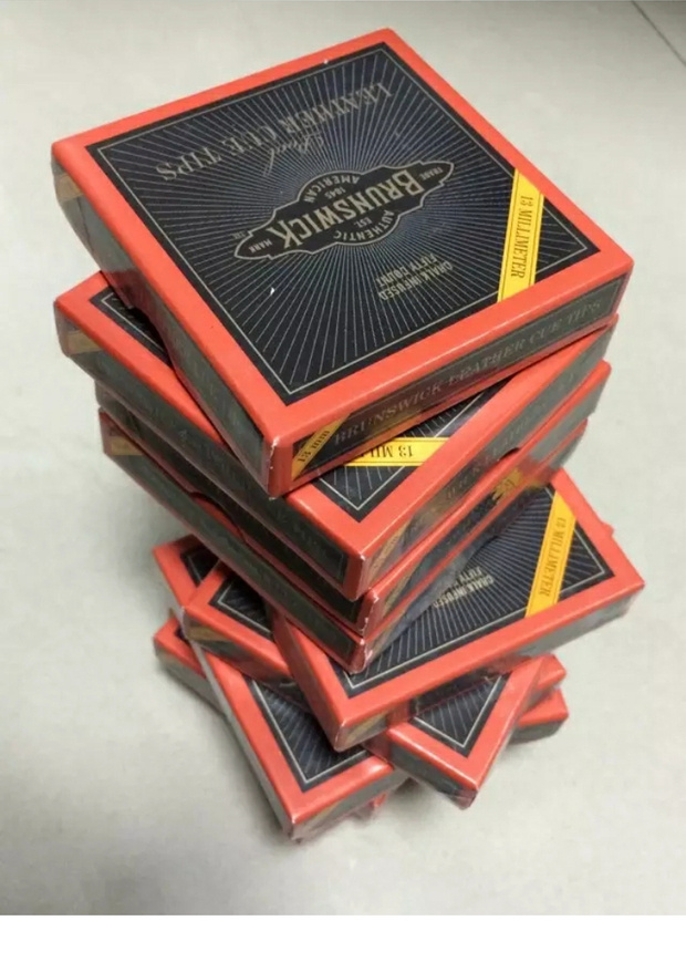 勋月皮头蓝钻皮头斯诺克小头10mm11mm黑八台球枪头杆头10mm一粒