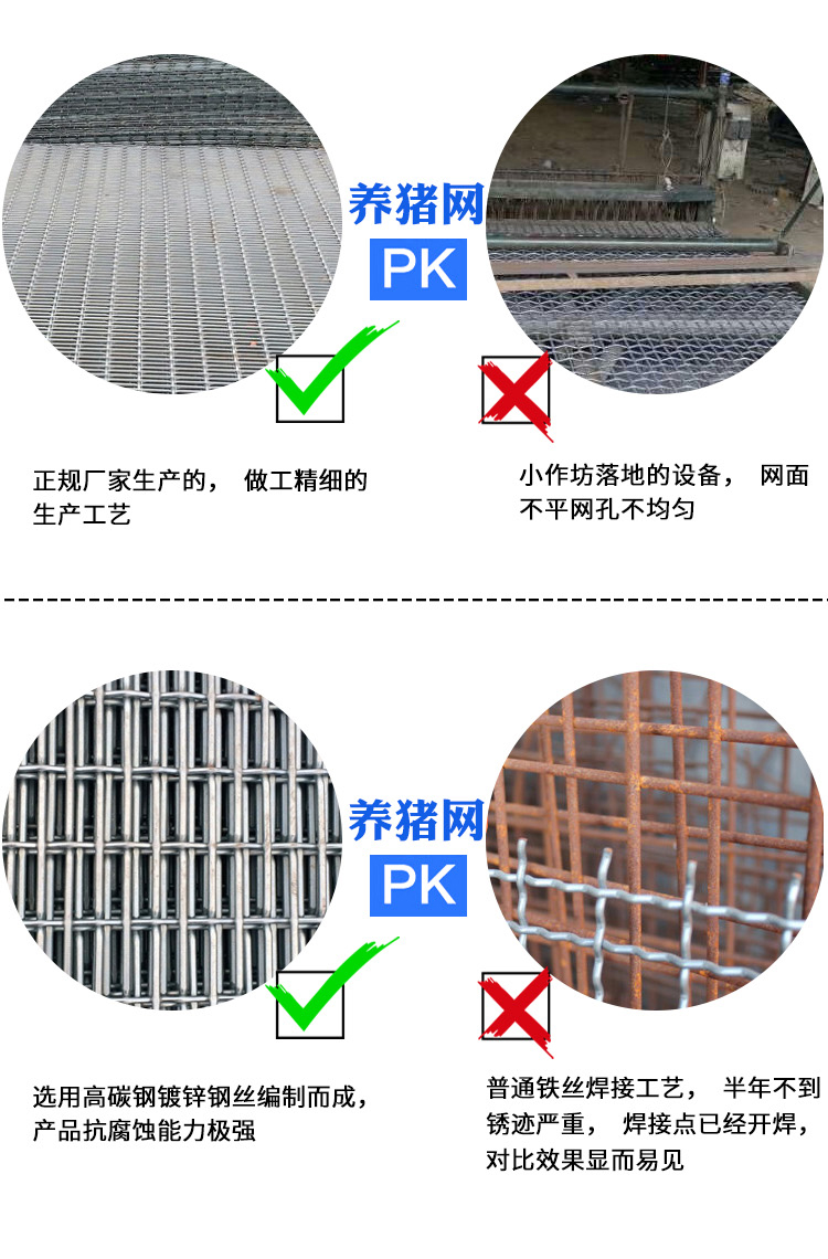 猪床网养猪网猪用钢丝铁丝网漏粪网板保育育肥床产床网板钢筋网 5毫米